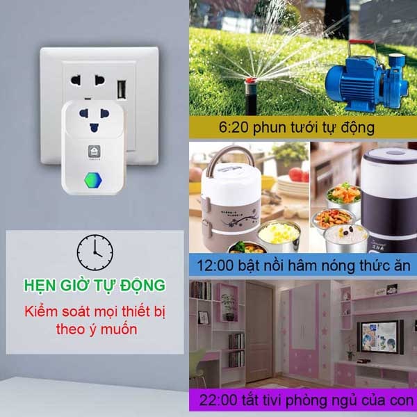 Ổ cắm thông minh Hunonic SK01